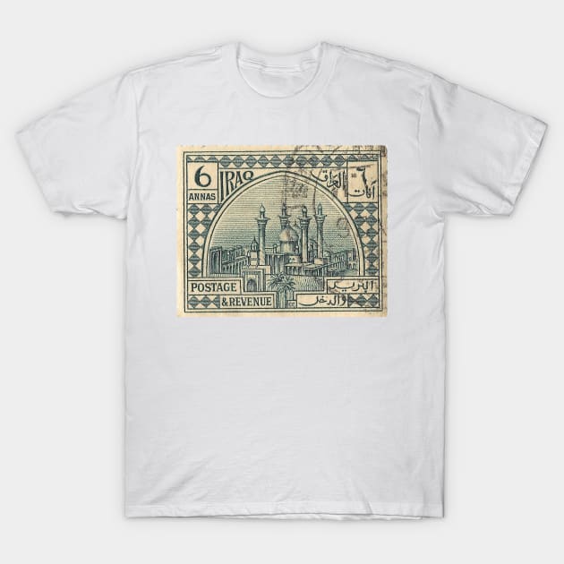 Iraqi Stamp, 1920s T-Shirt by rogerstrawberry